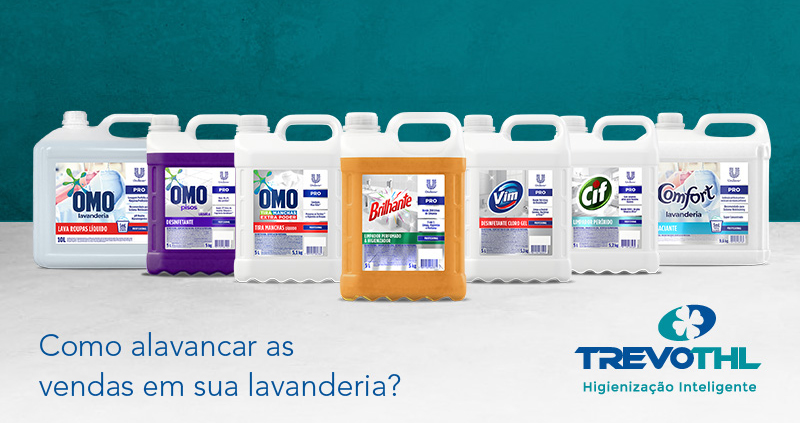 Como alavancar as vendas em sua lavanderia profissional? A Trevo THL te ajuda com os melhores produtos!